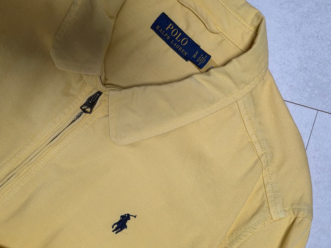 폴로 랄프로렌 옐로우 블루종 XL 실사 100L 베이포트 바라쿠다 바이스 상품이미지2