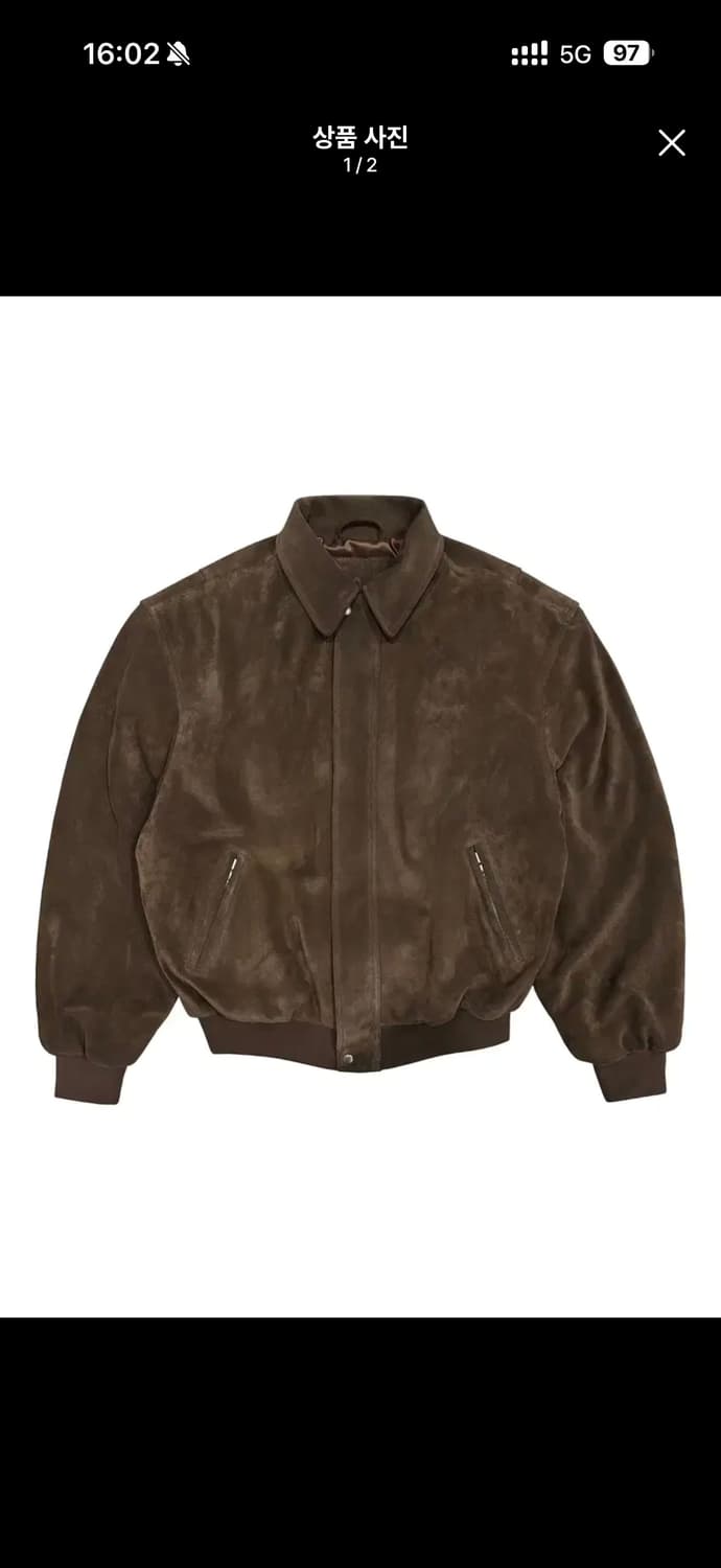 [1] GLESS LEATHER BOMBER 글래스 레더 봄버 상품이미지1