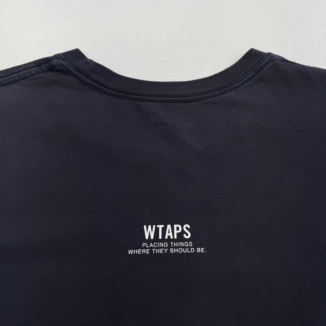 WTAPS 더블탭스 반팔 티셔츠 블랙 상품이미지5