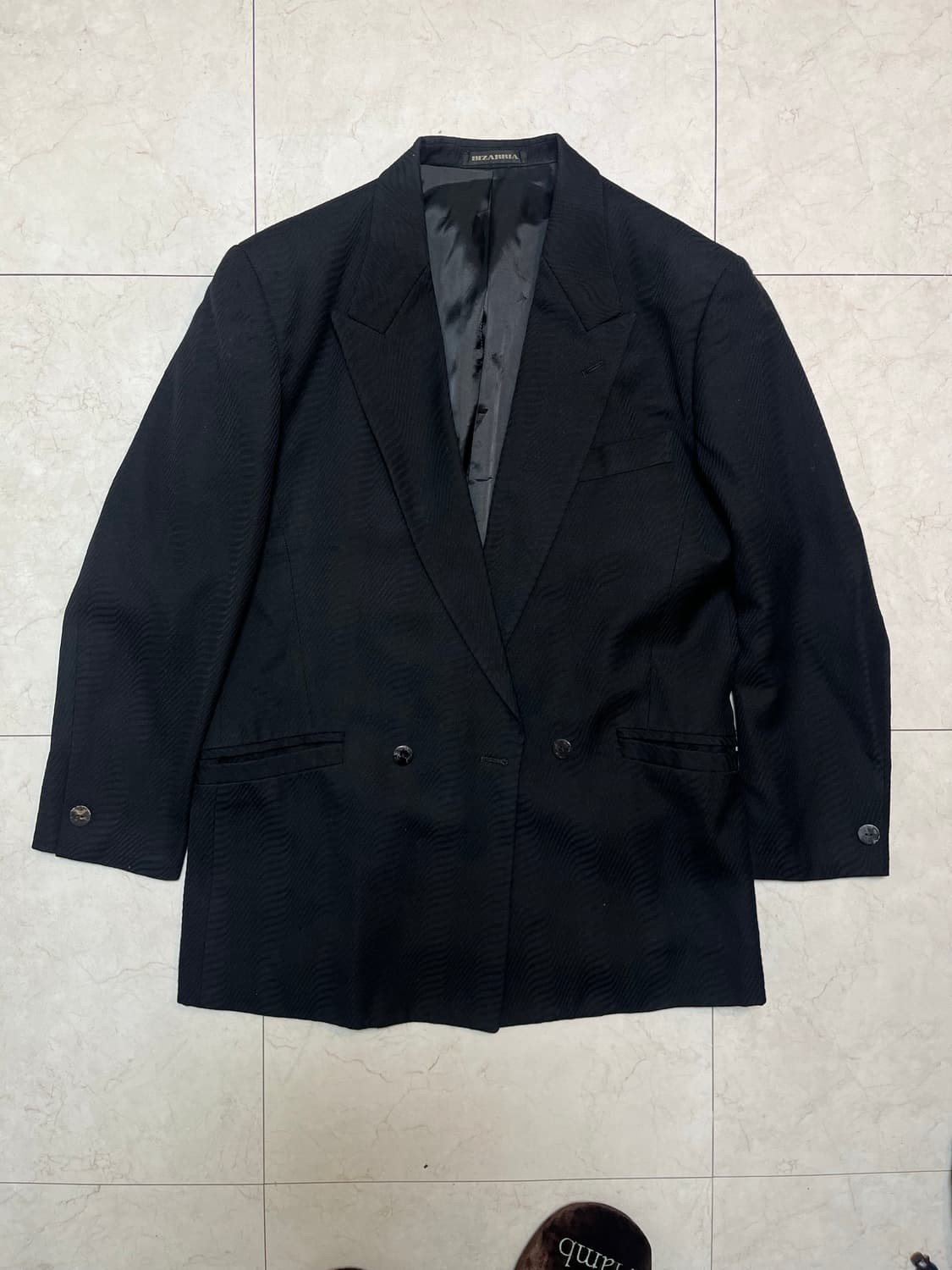 Made in japan Bizarria 와이드 더블 자켓 셋업 상품이미지2