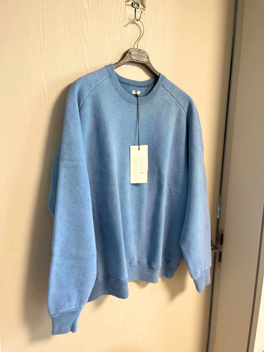 [1] 급처: 아프레쎄 빈티지 스웻셔츠 터콰이즈 상품이미지2