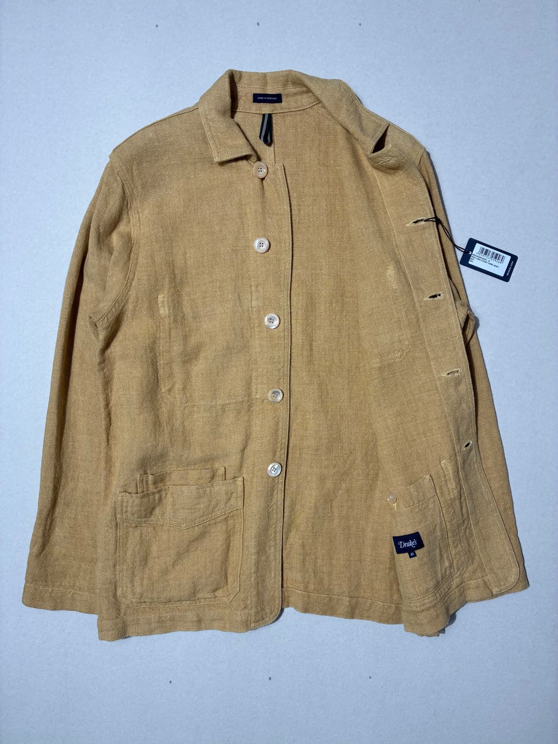 드레익스 헤비 린넨 5포켓 초어 자켓 샌드컬러 상품이미지2