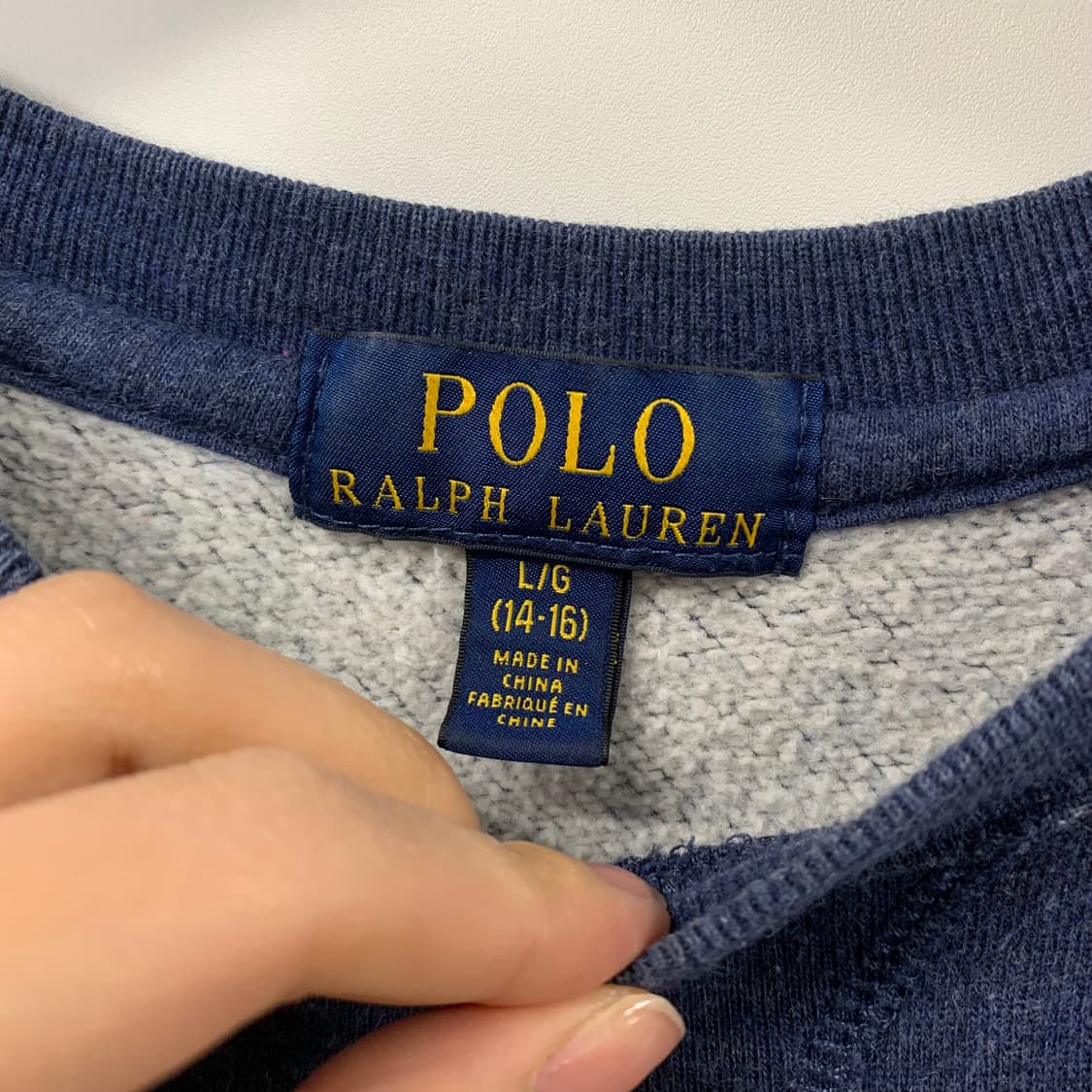 폴로 랄프로렌 네이비 맨투맨 상품이미지5
