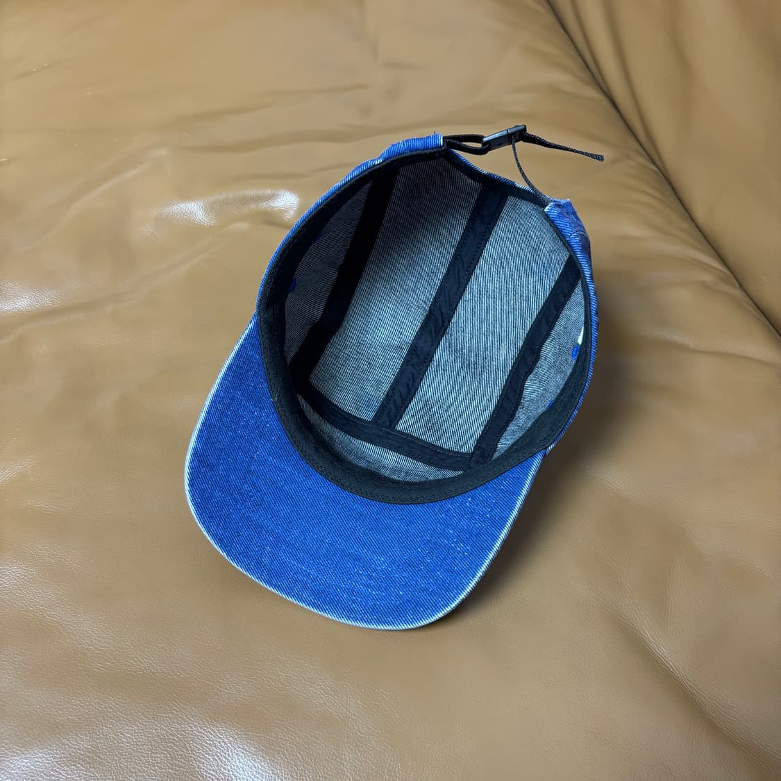 Supreme 슈프림 워시드 데님 블루 캠프캡 모자 Denim Blue 상품이미지6