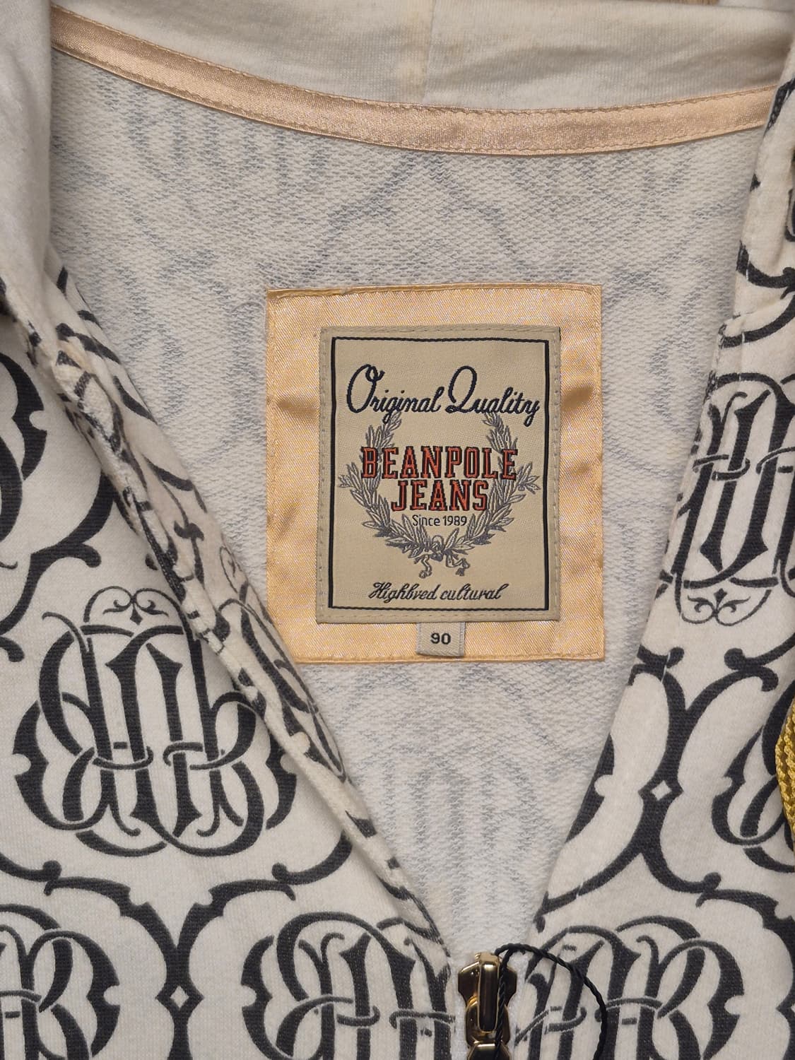 BEAN POLE LOGO PATTERN HOODIE ZIPUP  상품이미지5