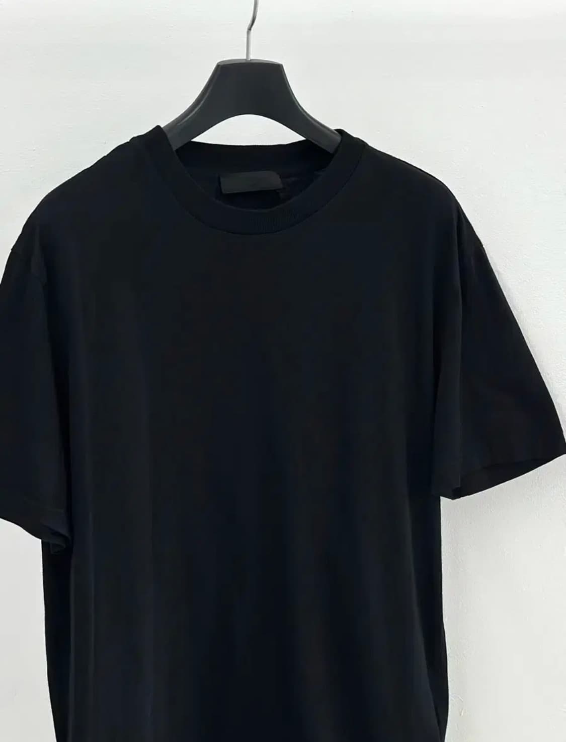 Prada 프라다 코튼 티셔츠 블랙 상품이미지7