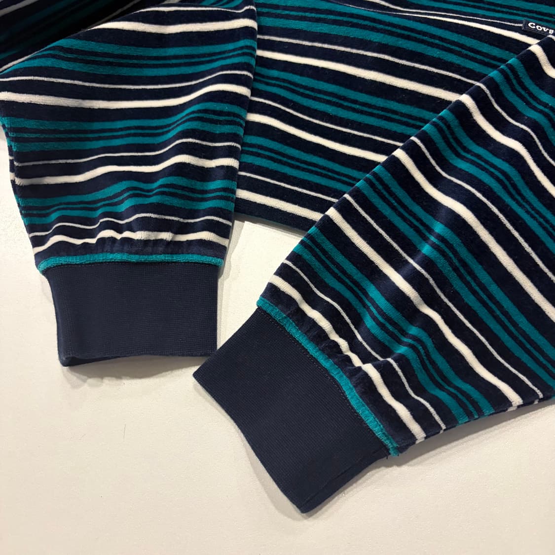 [M] 커버낫 COVERNAT 스트라이프 긴팔 폴로티 C669 상품이미지7