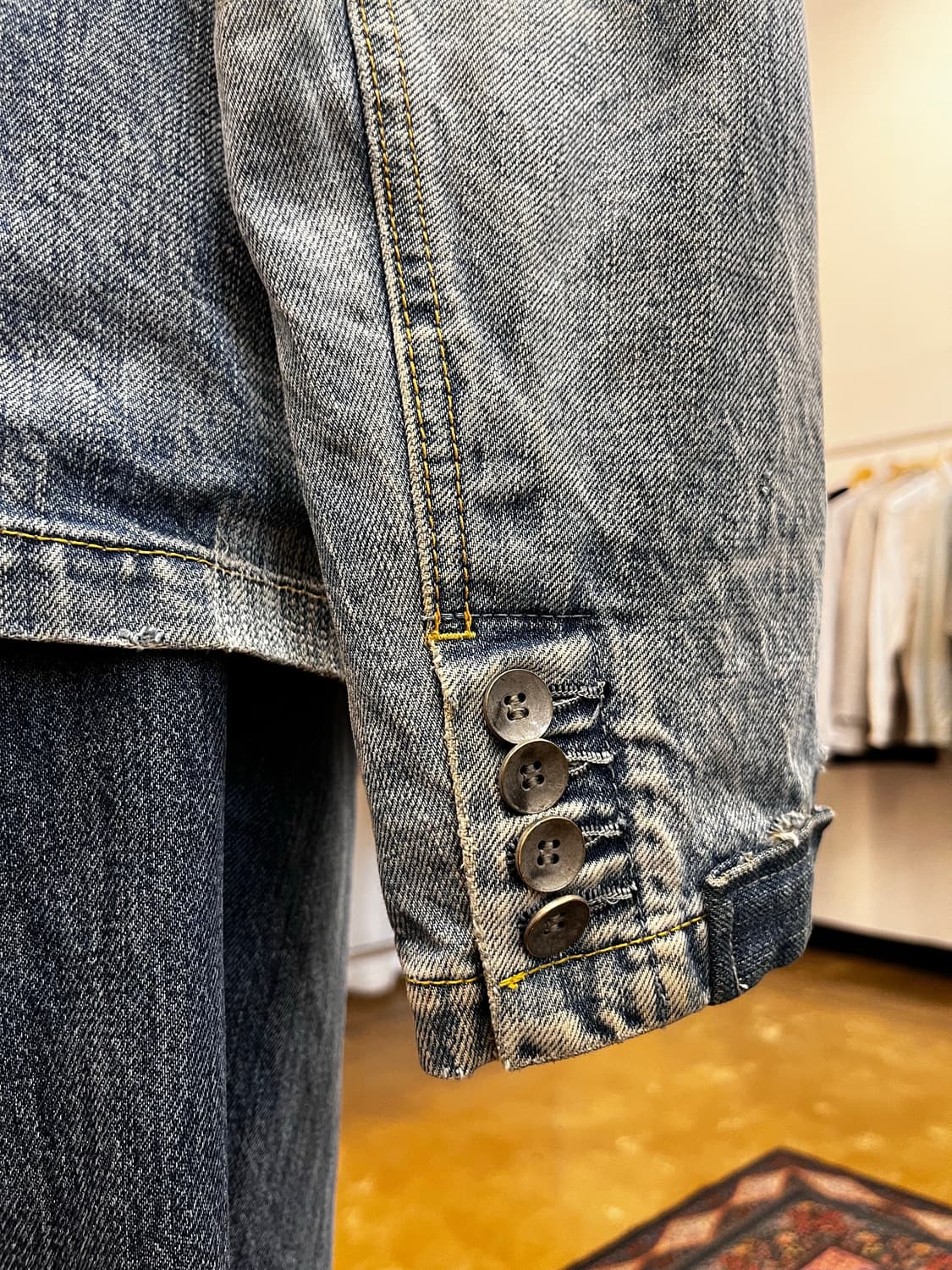 재패니즈 빈티지 데님 블레이져 자켓 상품이미지8