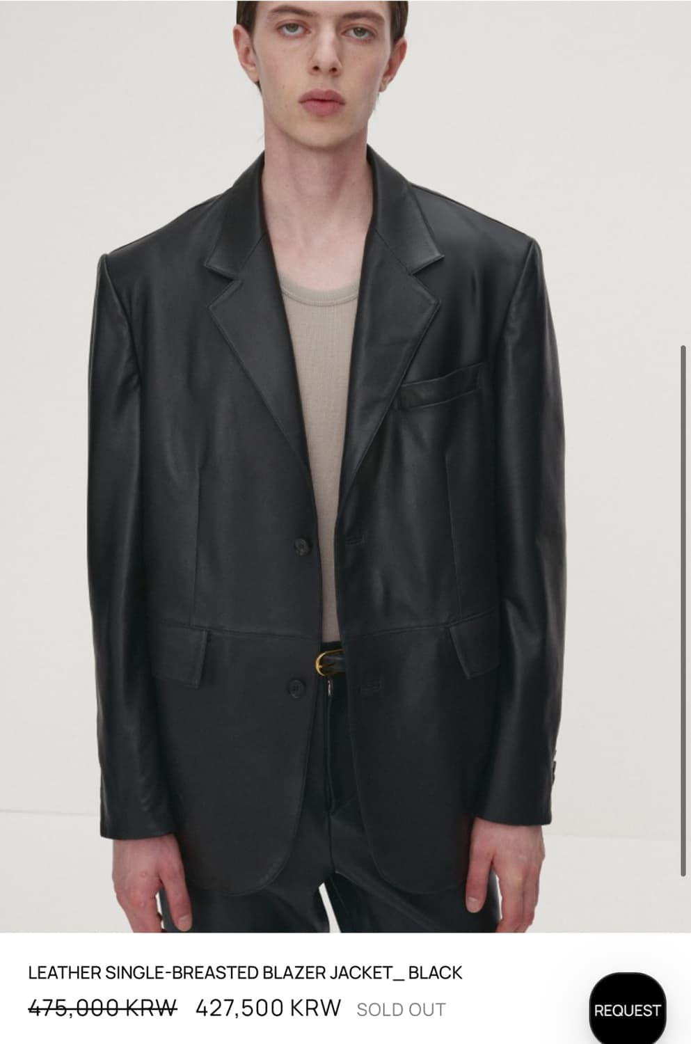 토니웩 레더 블레이저 상품이미지1