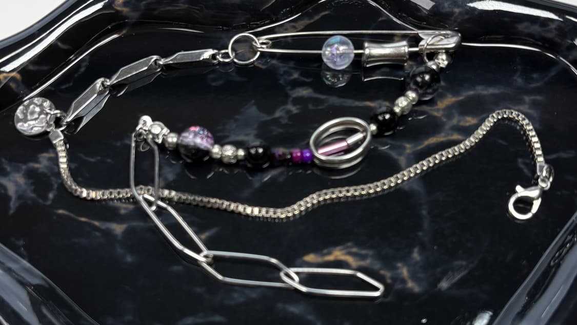 핸드메이드 비즈 목걸이 Clivette 004 상품이미지5