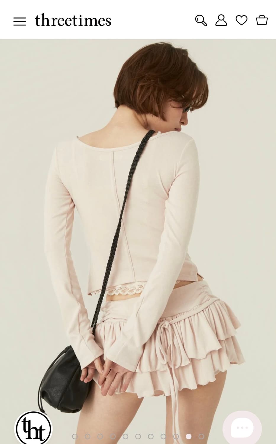 쓰리타임즈 threetimes Cinnamon skirt 시나몬 스커트s 상품이미지3