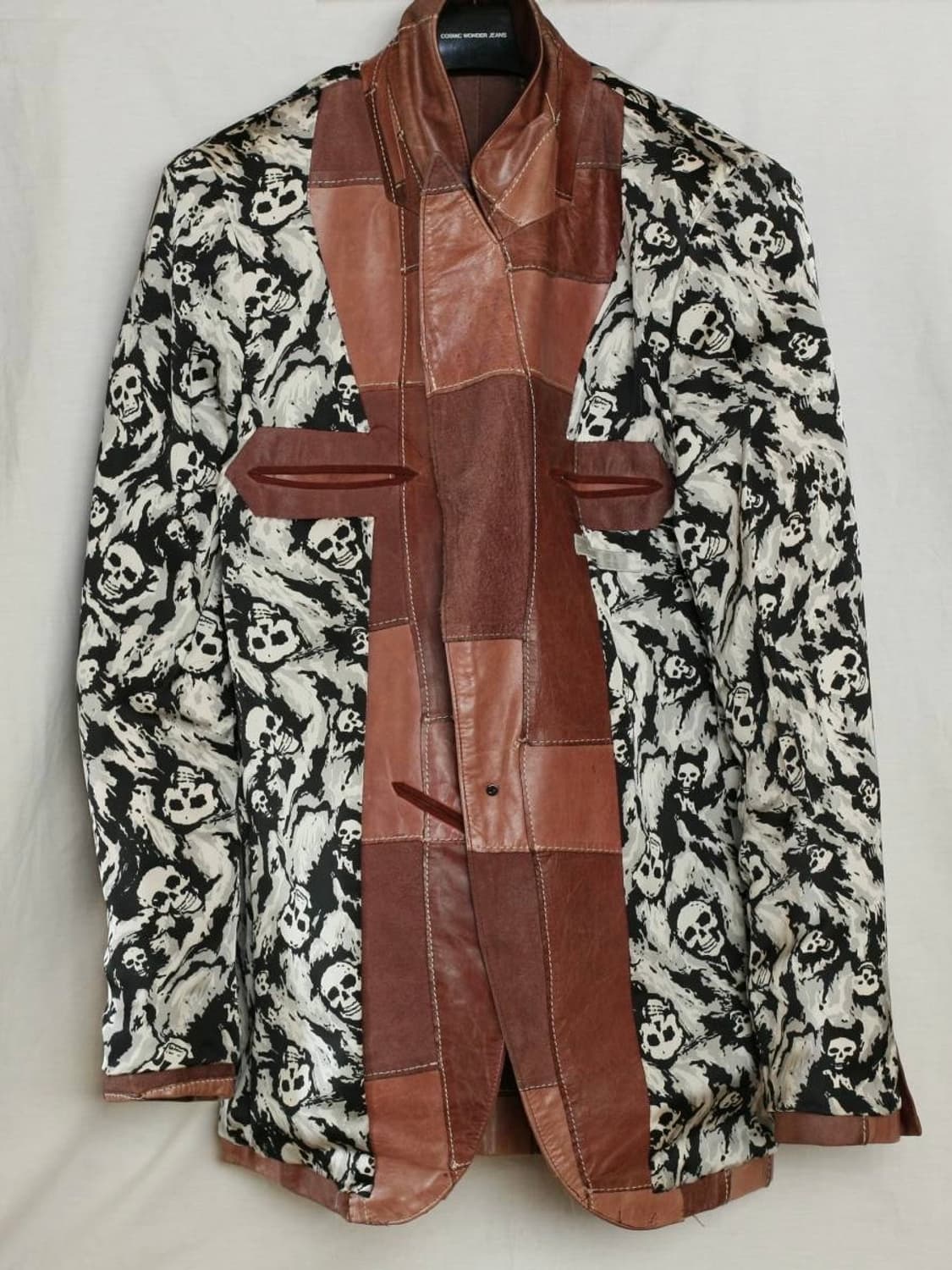 넘버나인 SS01 패치워크 스컬 자켓 상품이미지5