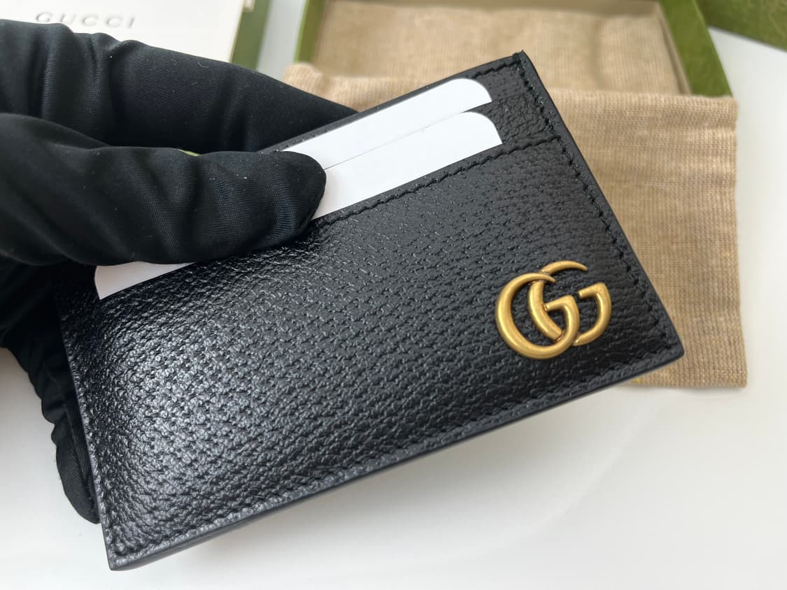 구찌 마몬트 금장 더블 카드홀더 상품이미지5