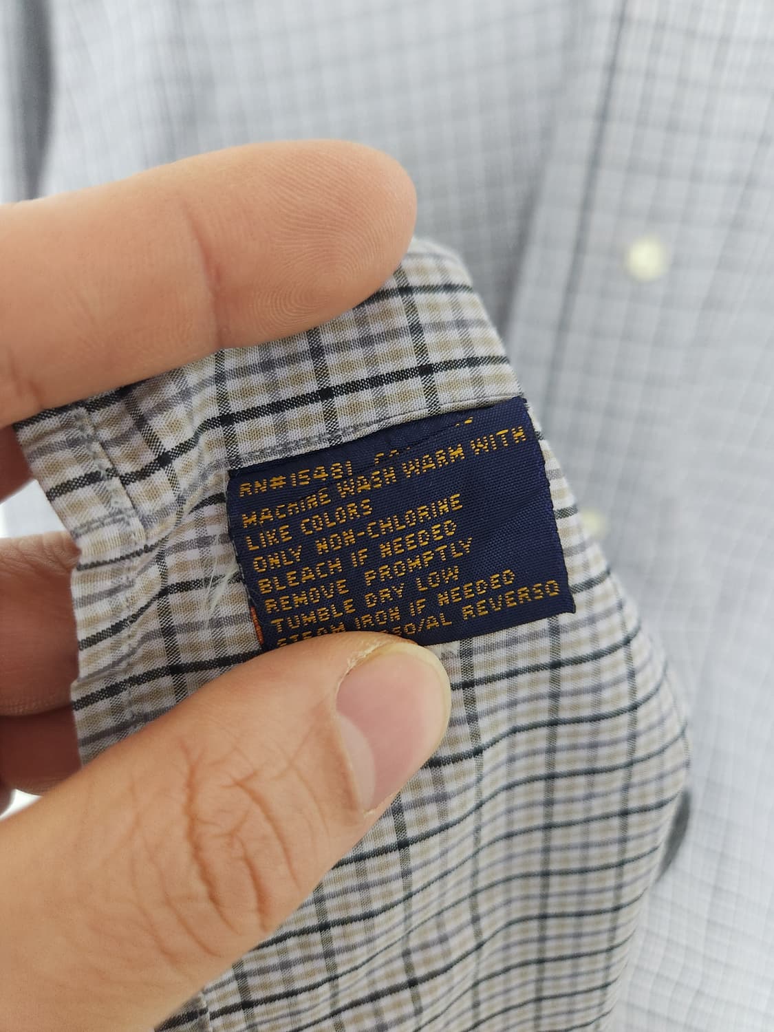 타미힐피거Tommy 스트라이프 옥스포드 셔츠 L - S153 상품이미지6