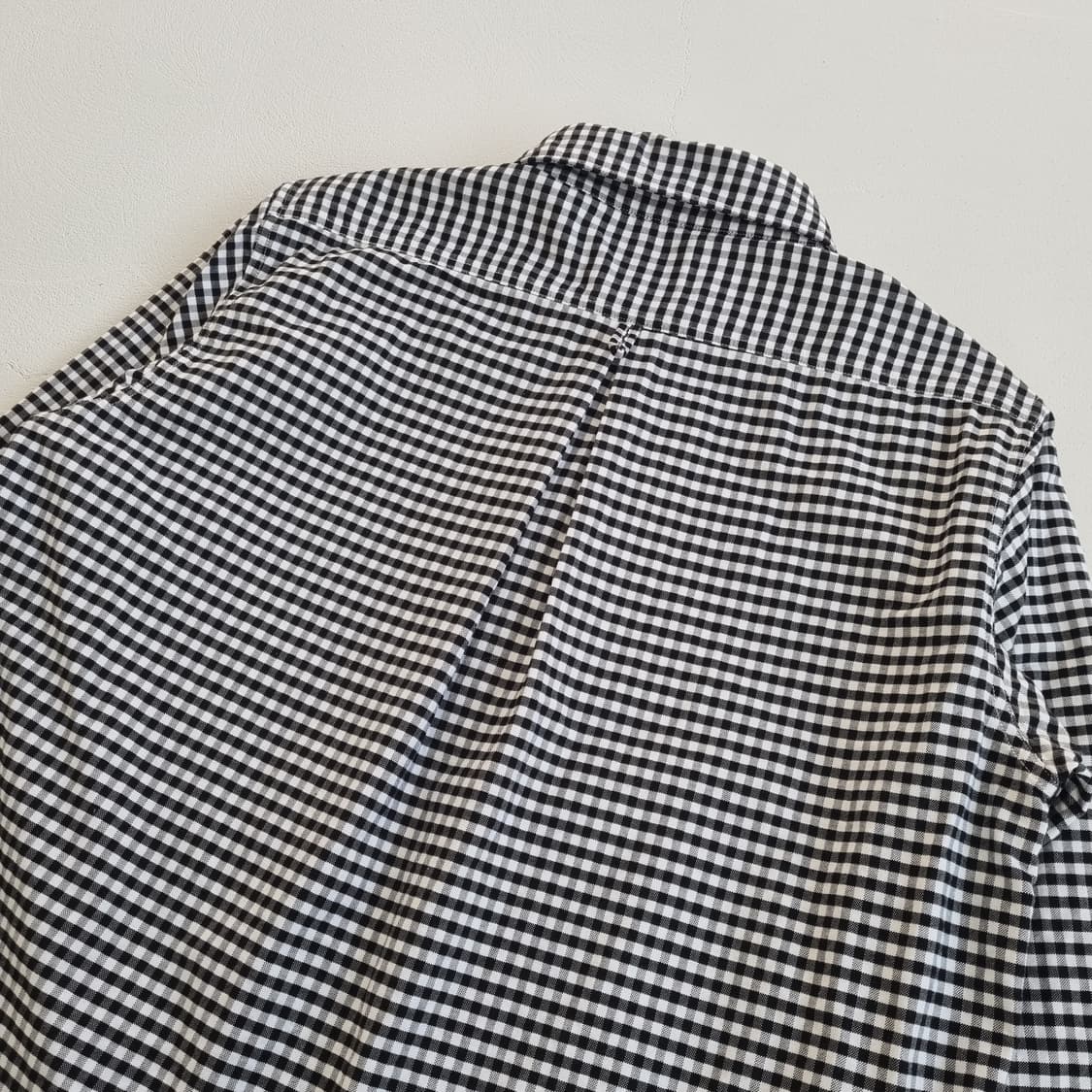 단톤 깅엄체크 풀오버 셔츠 - 34 상품이미지8