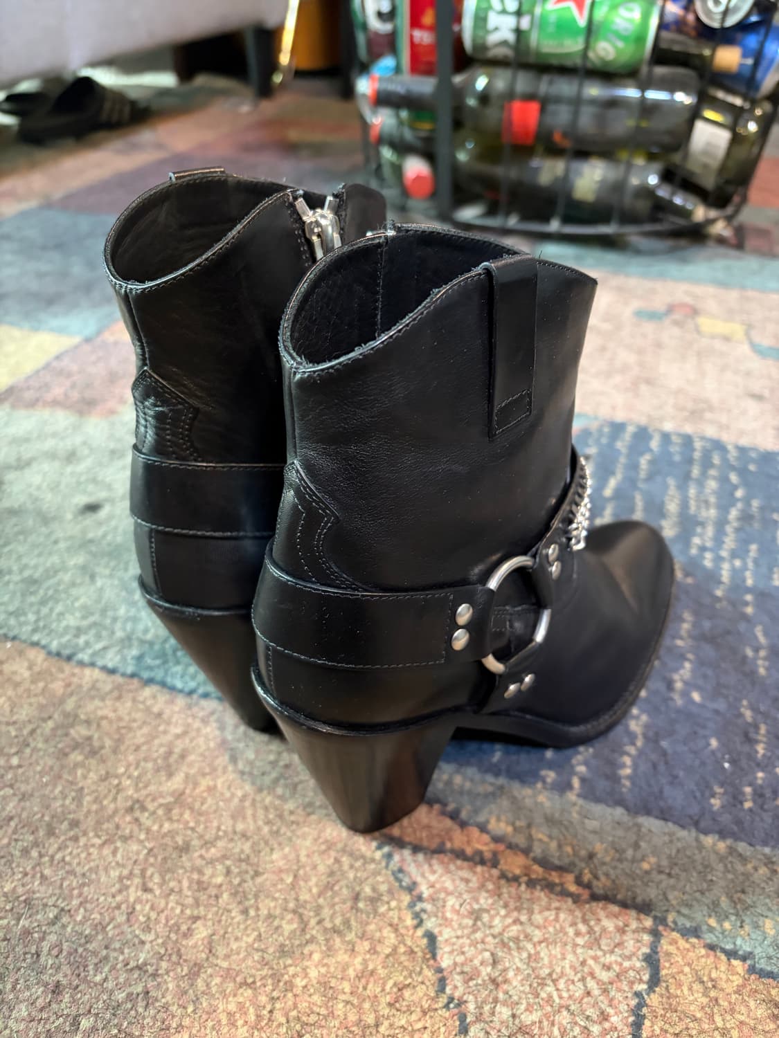 생로랑 체인 하네스 힐 부츠 size 39 (250-255) 상품이미지2