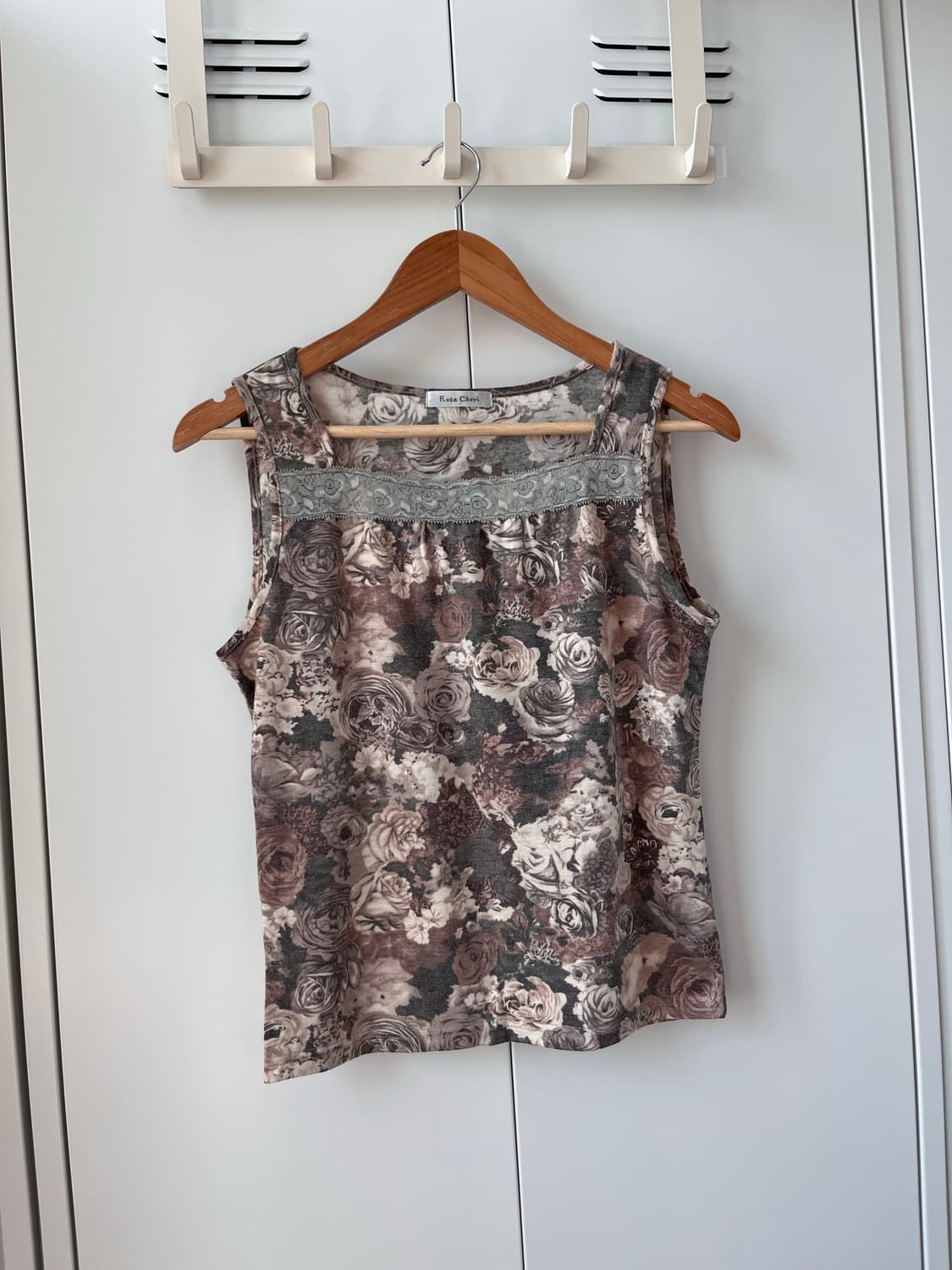 Rosa cheri 로사체리 장미 레이스 스퀘어넥 슬리브리스 상품이미지4