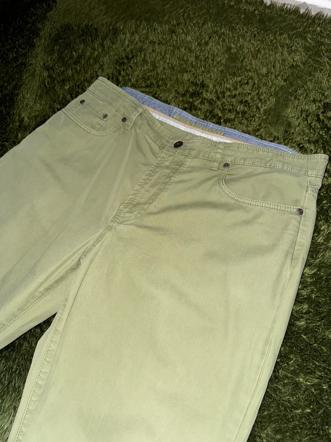 [35X32] L.L.Bean 엘엘빈 5포켓 피마 코튼 팬츠 올리브 상품이미지2