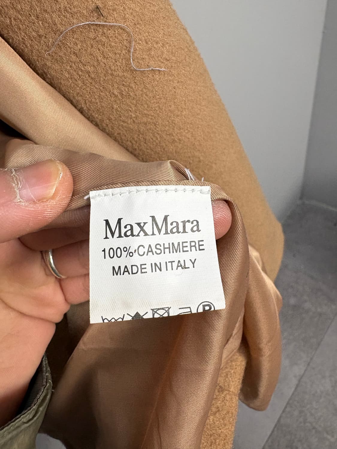 막스마라 카멜 캐시미어 코트 A3472 상품이미지8