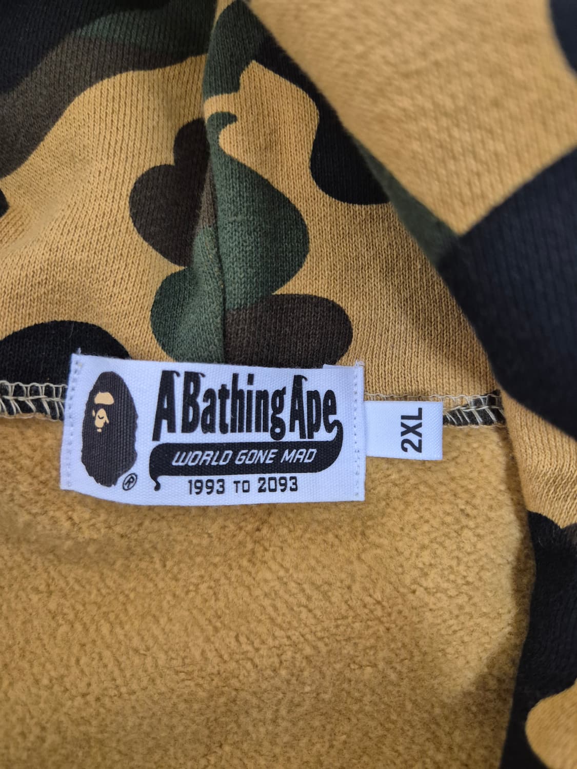 베이프 황계 후드집업 상품이미지3