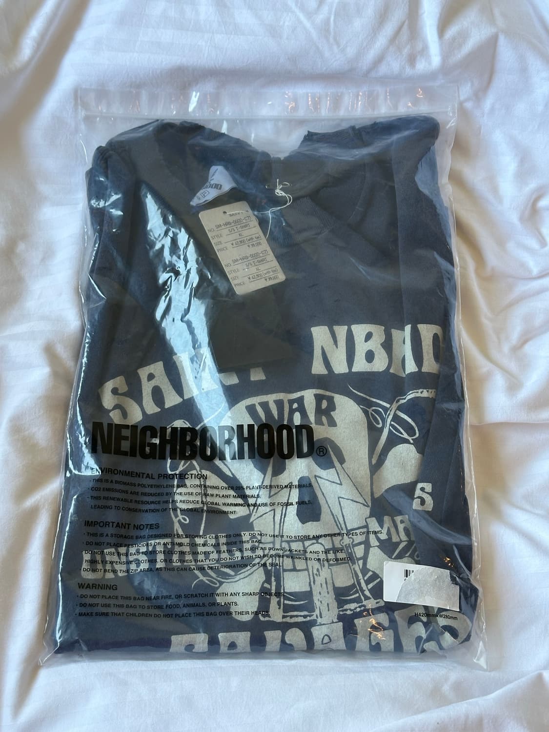 [XL] 네이버후드 x 세인트 마이클 STHD Saint NBHD 네이비 상품이미지2
