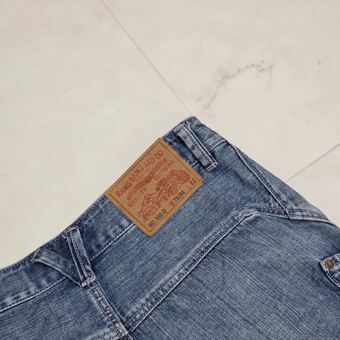 30) Y2K 빈티지 패치 멀티포켓 데님 버뮤다팬츠 상품이미지4