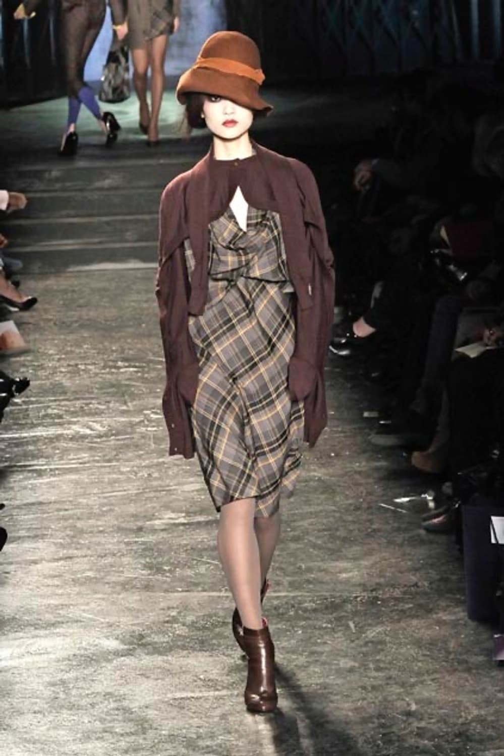 vivienne westwood 2008fw runway 체크 원피스 상품이미지1