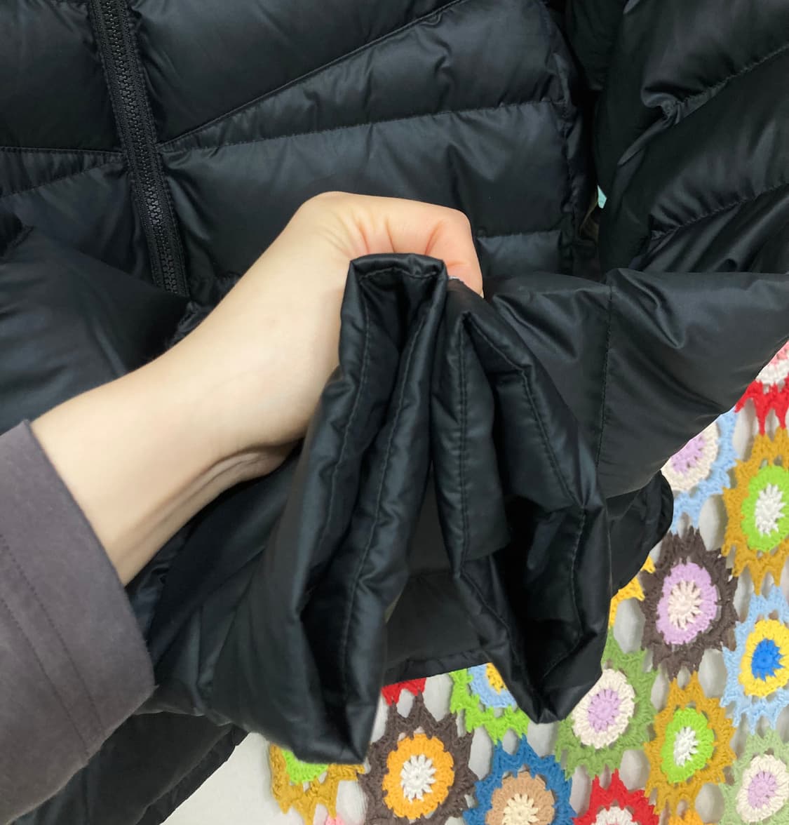 나이키 여성 써마핏 발수 경량 푸퍼 숏패딩 M _ 블랙 상품이미지5