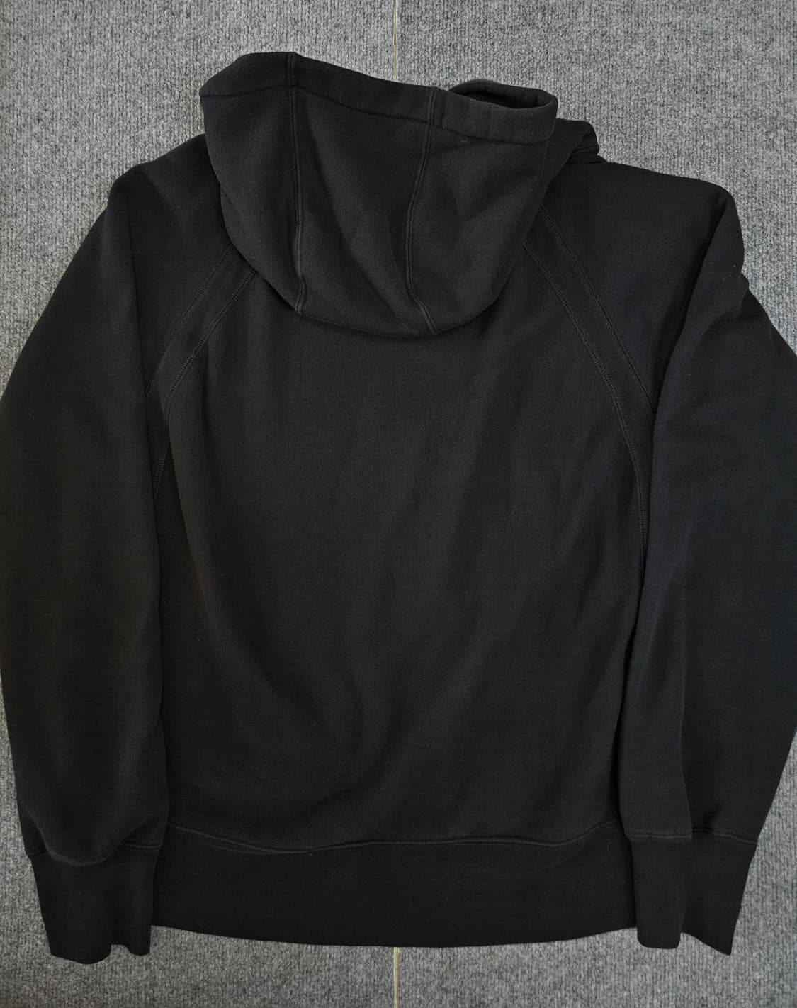 엔지니어드가먼츠 래글런 블랙 후드 급처 상품이미지4