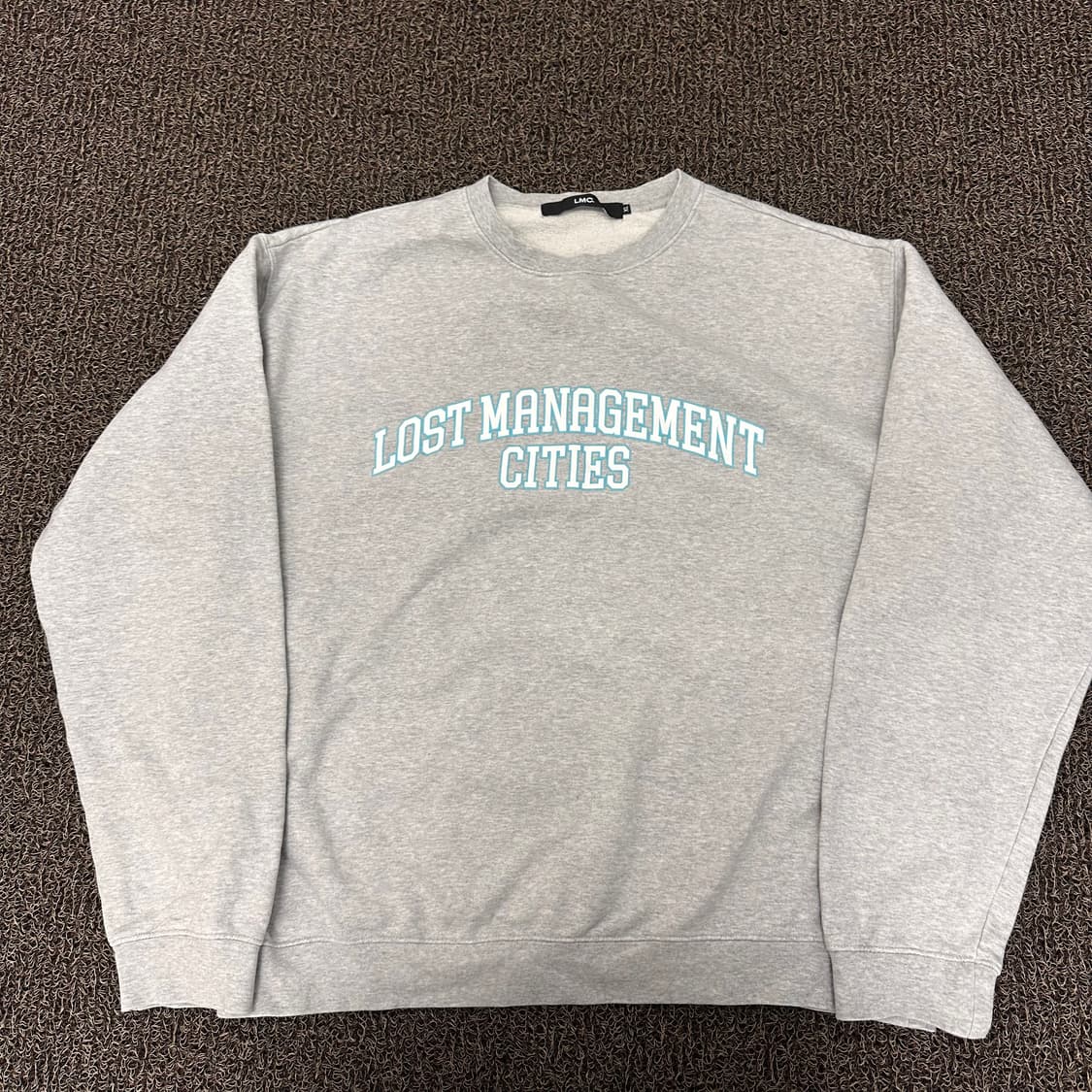 LMC 엘엠씨 로스트시티 맨투맨 그레이 XL 상품이미지1