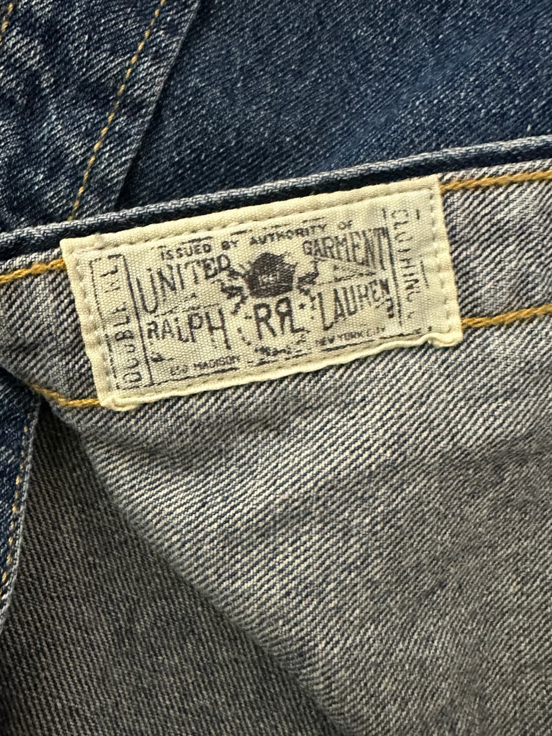 더블알엘 웨스턴 데님 셔츠 상품이미지3