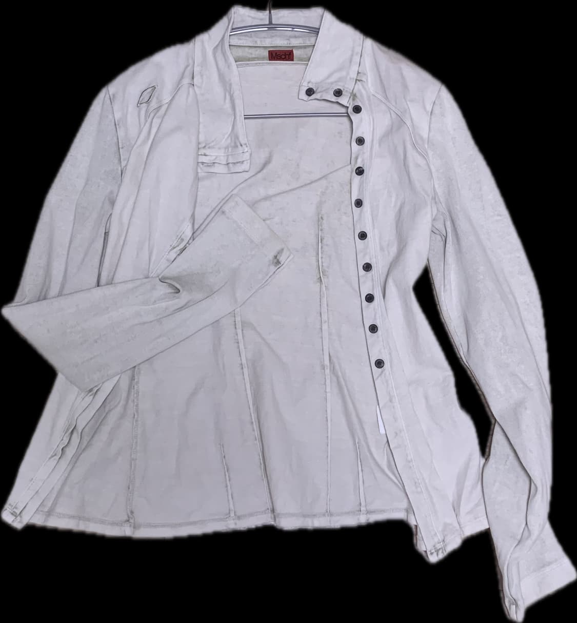 미스치프 WASHED JERSEY SHIRT_LIGHT BEIG 상품이미지3