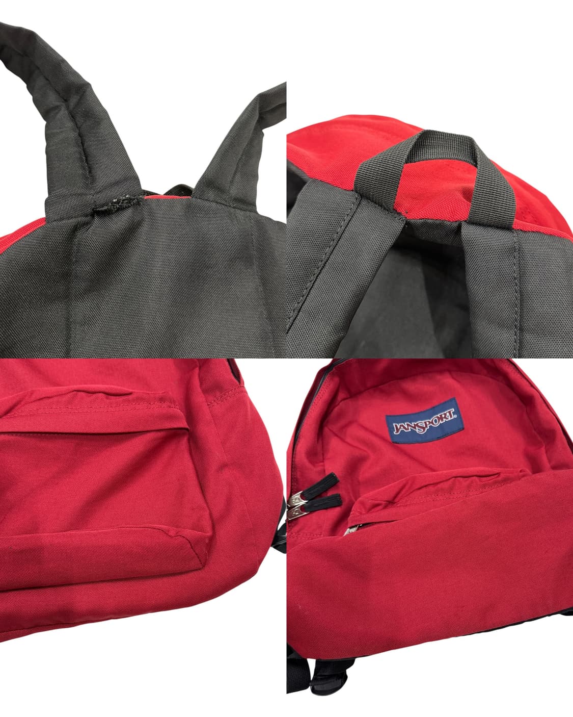 잔스포츠 빈티지 버건디 백팩 가방 상품이미지8