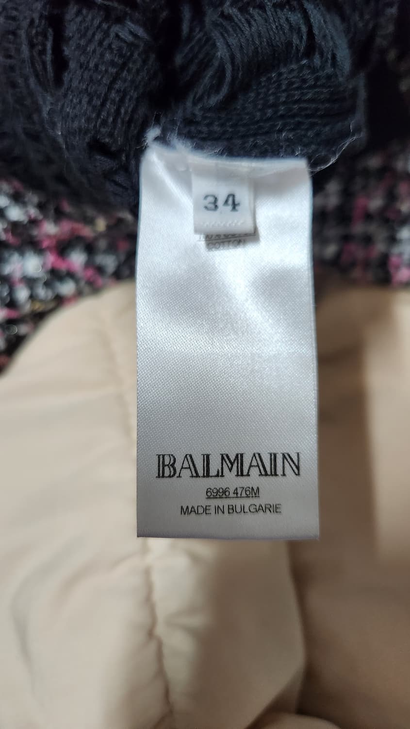 [정품] 급처 발망 프리스틴 크로셰 뜨개질 디스트로이드 코튼 니트 상품이미지6