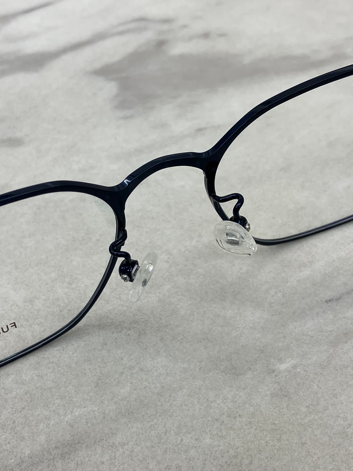 푸세 FUSSET 코발트 블루 웰링턴 메탈테 안경 상품이미지4