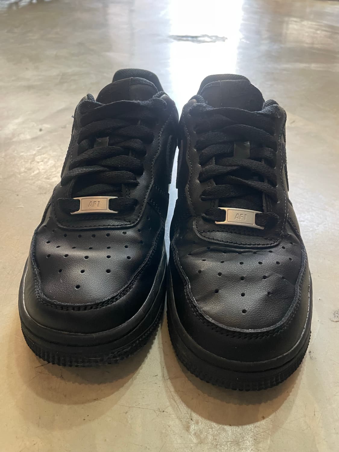 나이키 에어포스1 블랙 235 상품이미지2