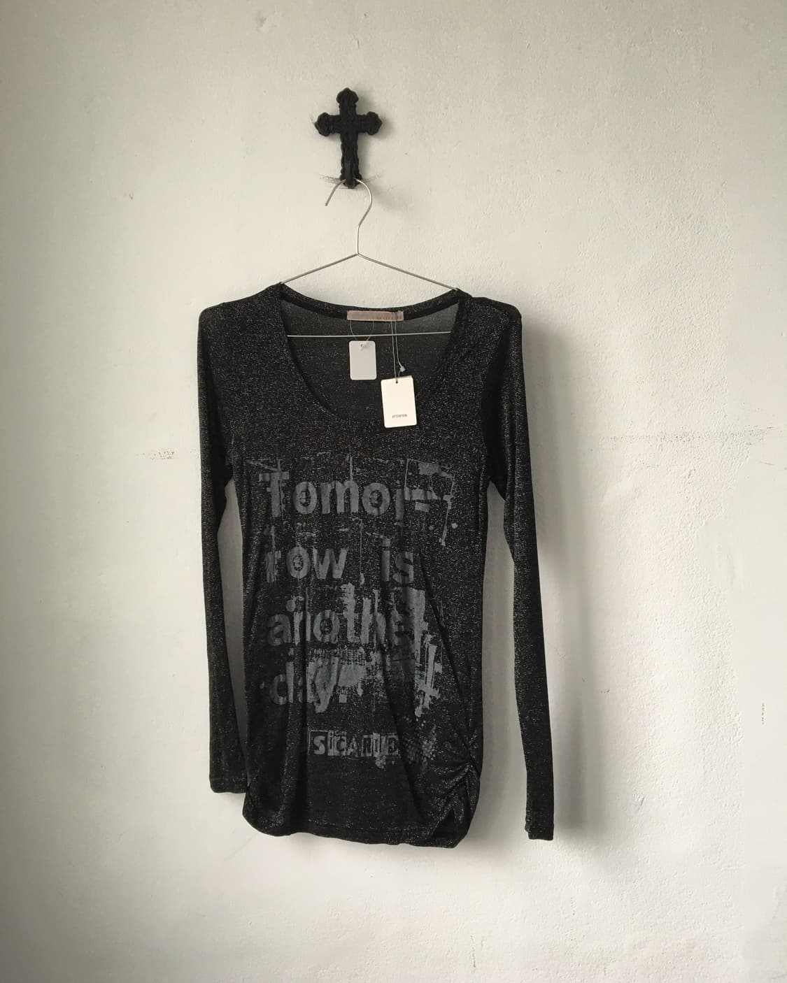 Full glitter lettering printing mesh sle 상품이미지2