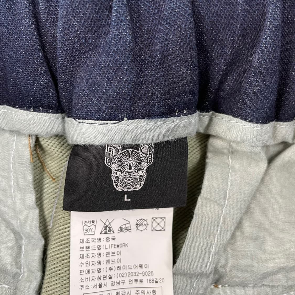 L 라이프워크 데님 카고조거팬츠 바지 상품이미지6