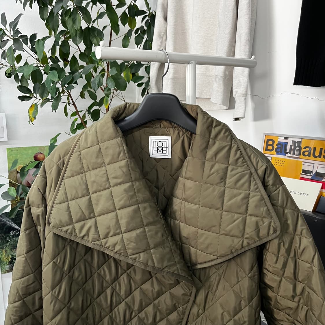 토템 시그니쳐 퀼팅 코트 미사용 S 상품이미지2