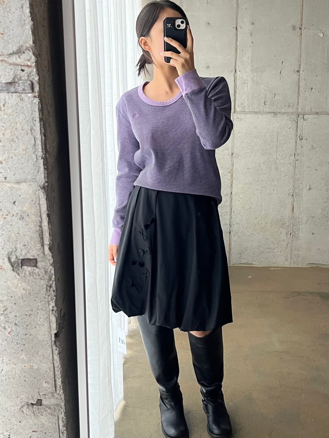 RENE 르네 리본 펌킨 스커트 상품이미지5