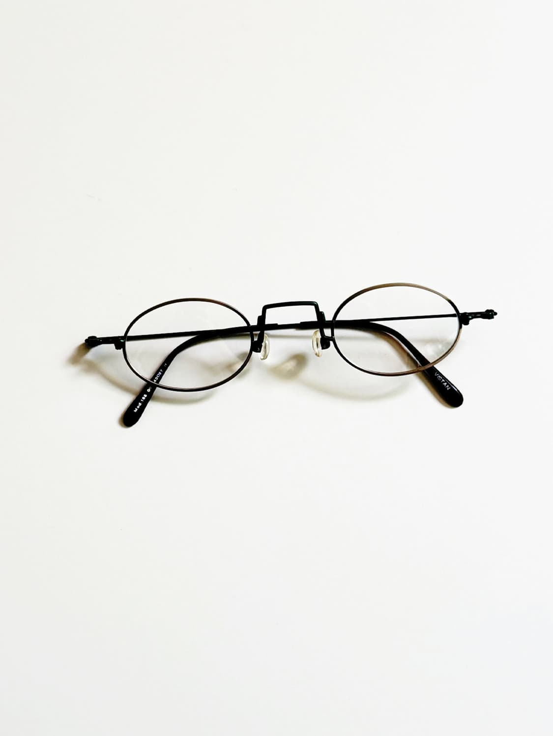 90s VISTAN 투톤 슬림 오벌 와이어 빈티지 안경 상품이미지2