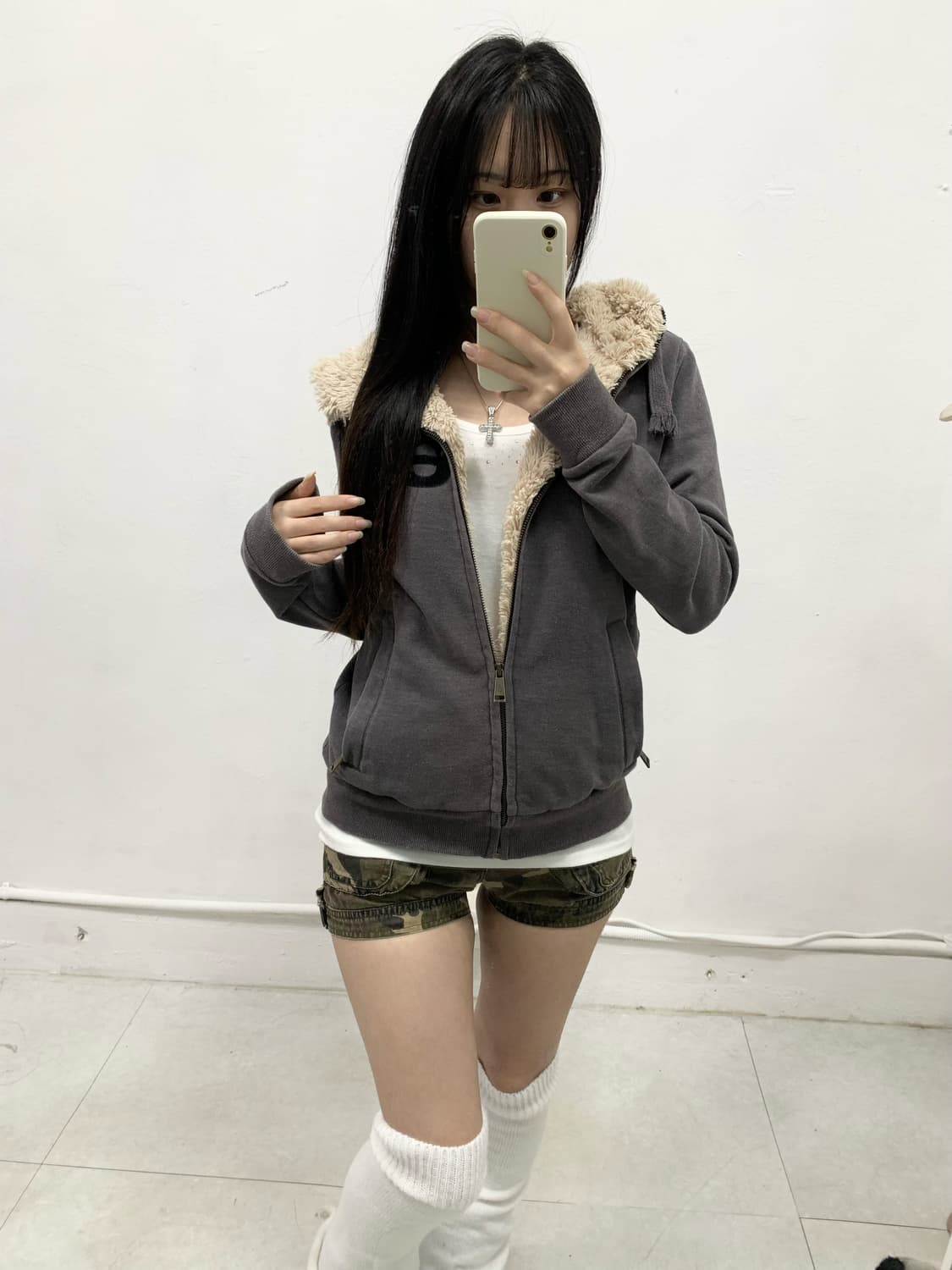 [JEEP] 지프 y2k 퍼 후드집업 상품이미지3