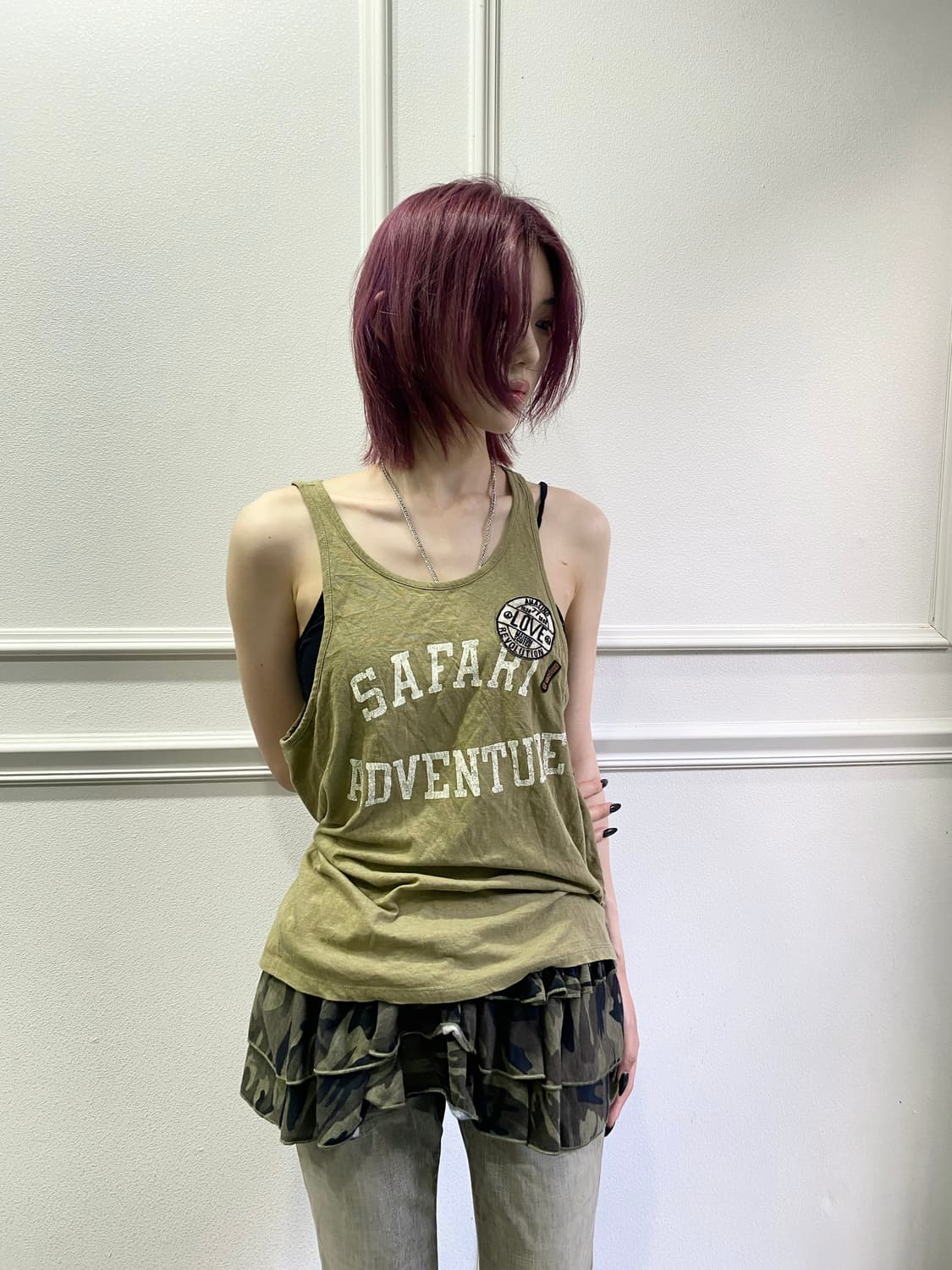 Y2K Grunge Loose Fit Sleeveeless 상품이미지2