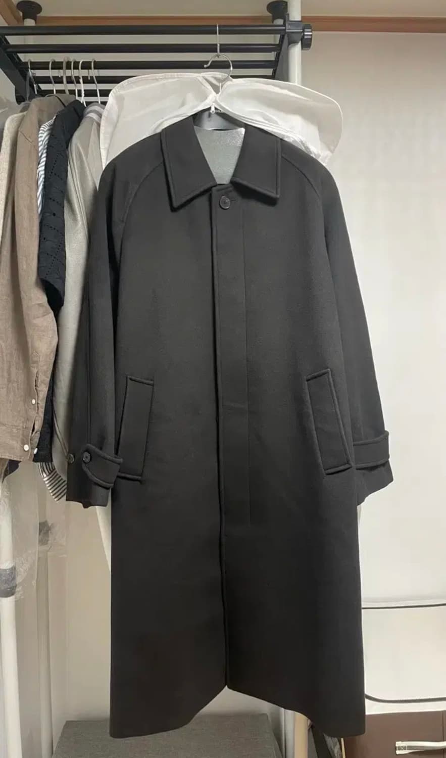 인사일런스 마펠 캐시미어 발마칸 코트 mud grey(L) 상품이미지1