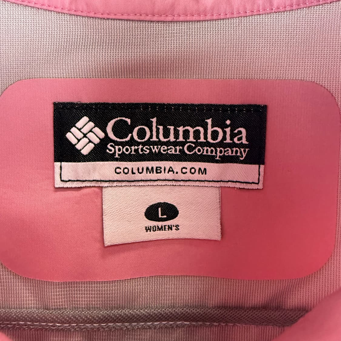 L) 컬럼비아 우먼스 바람막이 베스트 조끼 핑크 상품이미지3