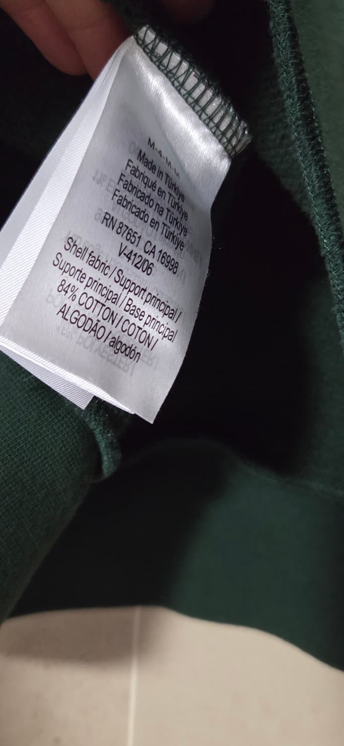 라코스테 맨투맨 FR4 
톤다운 그린색상
택포 상품이미지6