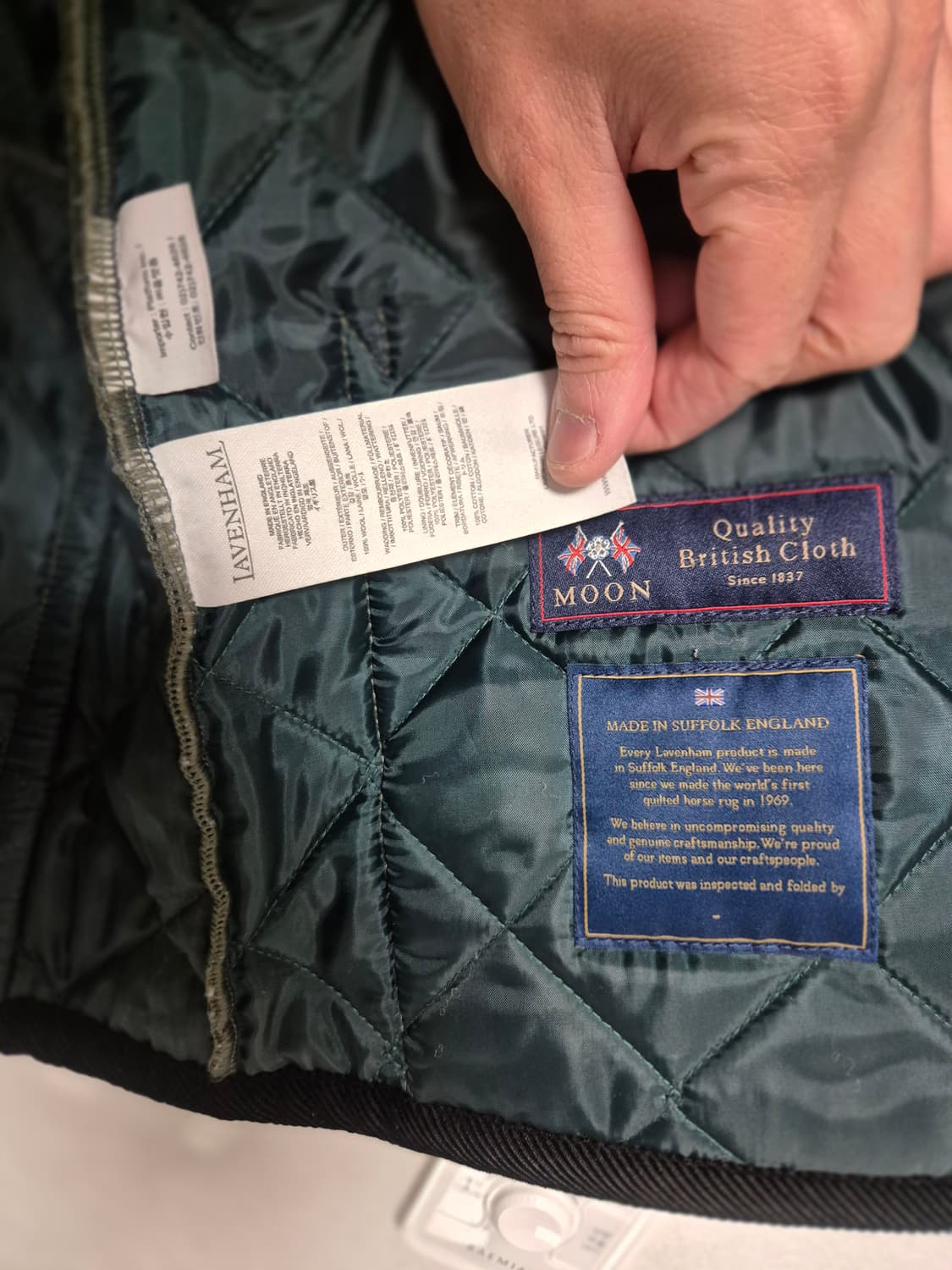 라벤햄 덴햄 울자켓 블랙와치 42 상품이미지4