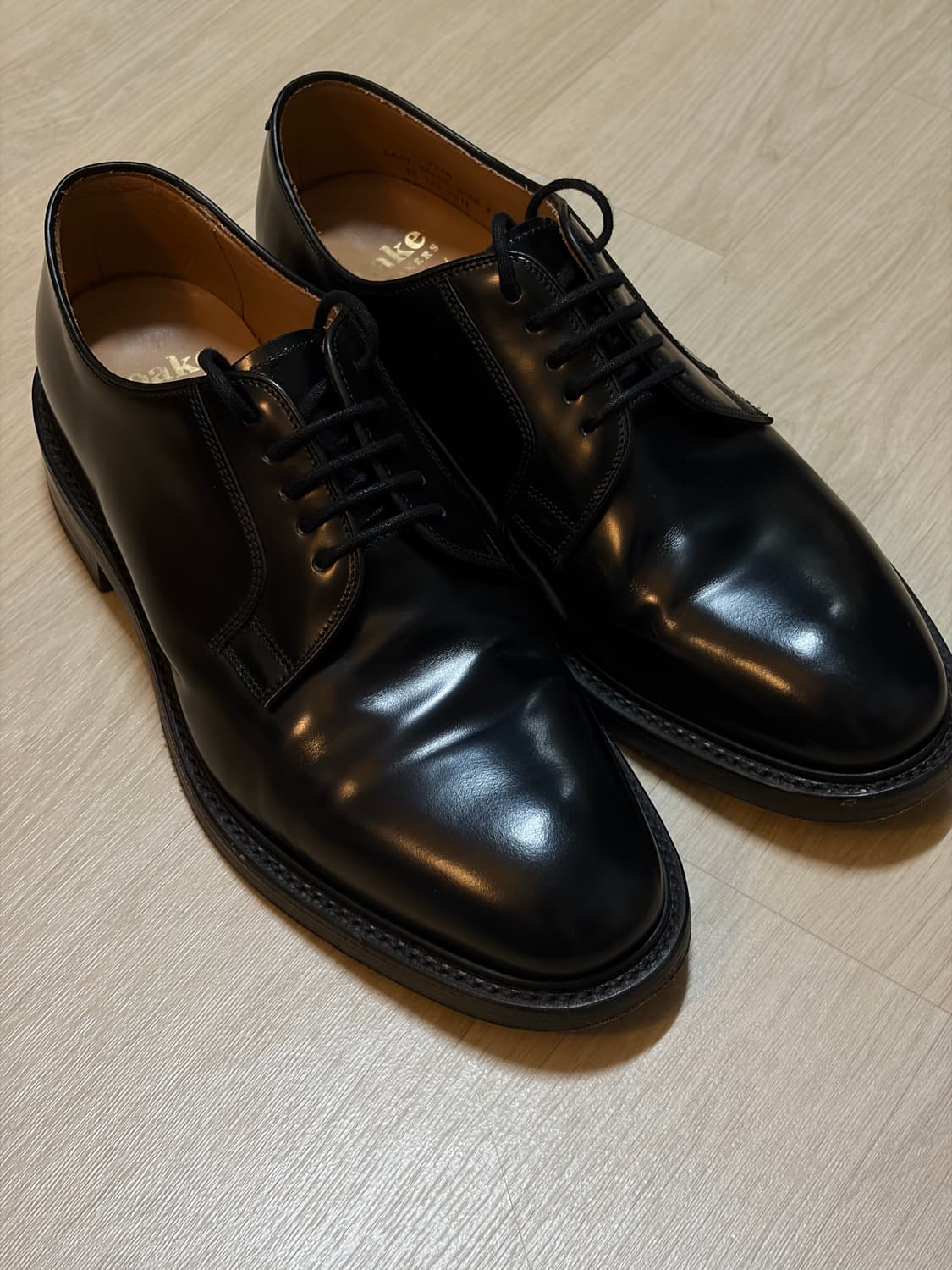 Loake 771B 더비 슈즈 블랙 (7) 상품이미지1