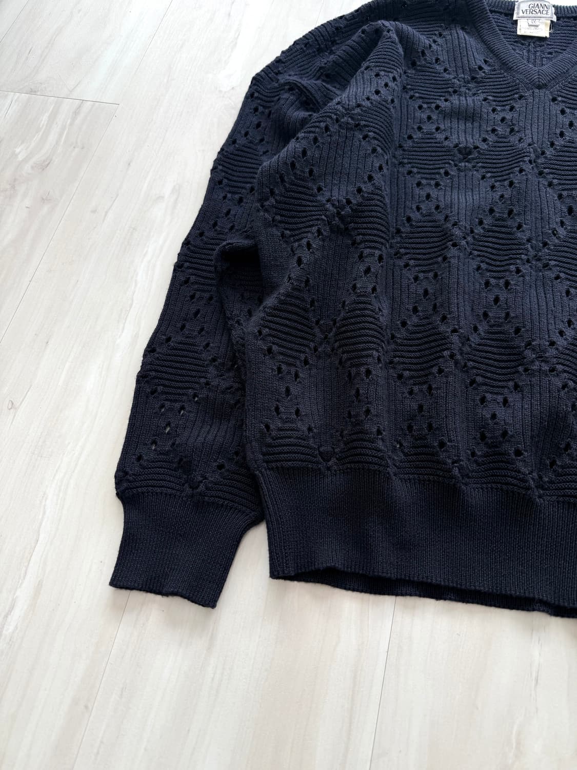 versace navy knit  상품이미지3