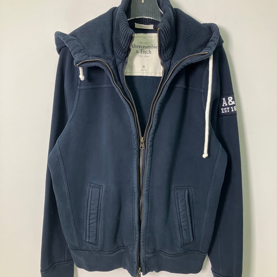 아베크롬비 더블 집 후드 집업 상품이미지2